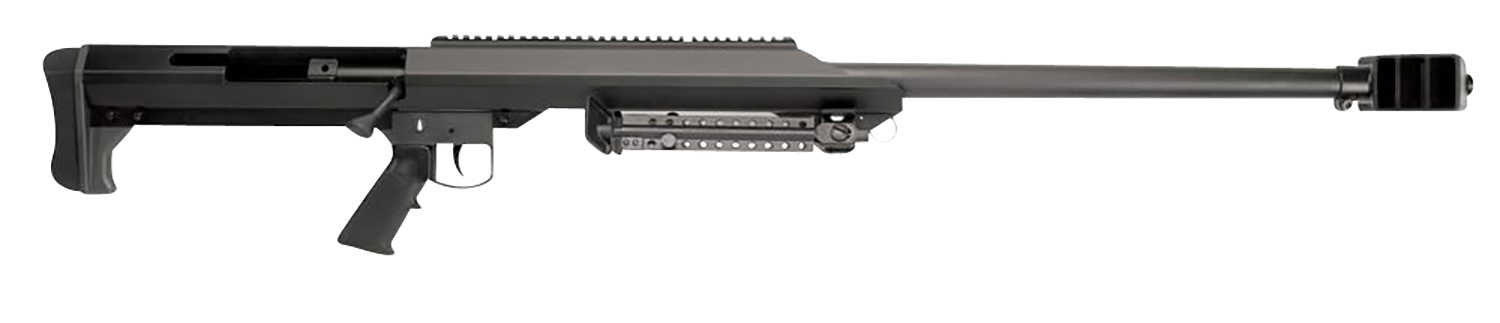 Barrett 13307 M99  50 BMG 32 1rd Black Cerakote Black Fixed w/Sorbothane Recoil Pad Stock Black Polymer Grip Right Hand
