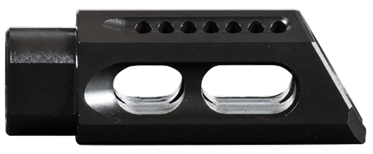 Yankee Hill 26MBA Slant Muzzle Brake Black Steel with 1/2-28 tpi Threads & 2.50 OAL for 5.56x45mm NATO AR-Platform