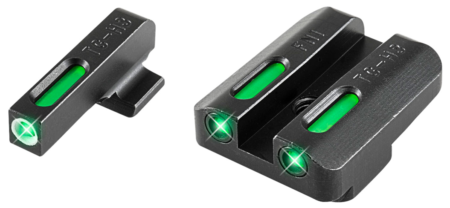 TruGlo TG13FN2A TFX Black | Green Tritium & Fiber Optic White Outline F...