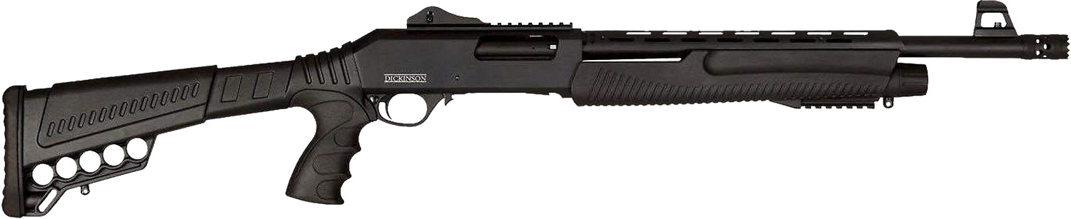 Commando 12GA 20" PG Dickinson XX3D-2 Shotgun: Ghost Ring, Dual Action Bars