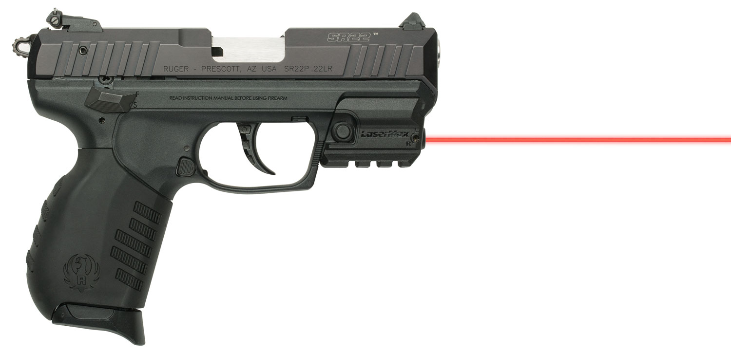 LaserMax LMSRMSR Red Rail Mounted Laser Ruger SR22/SR9/SR40 Black ...