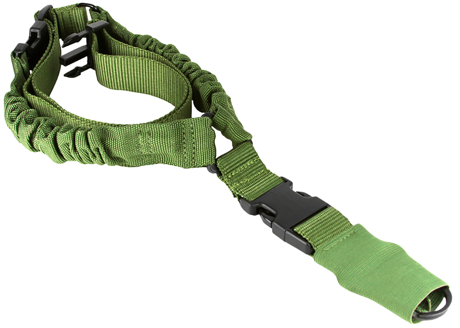 Aim Sports AOPS01G One Point  Green Elastic Webbing 26 OAL Bungee Rifle