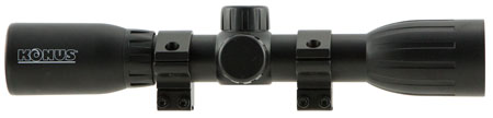 KONUSFIRE 4X32 RIFLESCOPE W/MOUNTING RINGS