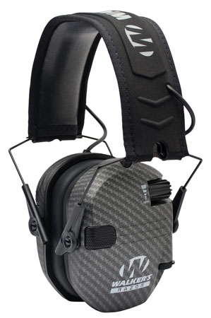 WALKER'S RAZOR SLM ELEC MUFF CARBON