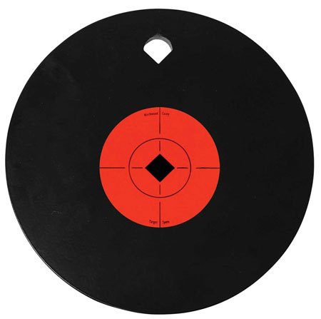 B/C 10" GONG ONE HOLE 3/8" AR500 STL