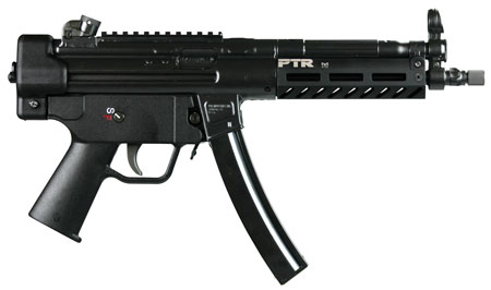 PTR 9CT PSTL 9MM 8.86" THRDD 30RD BL