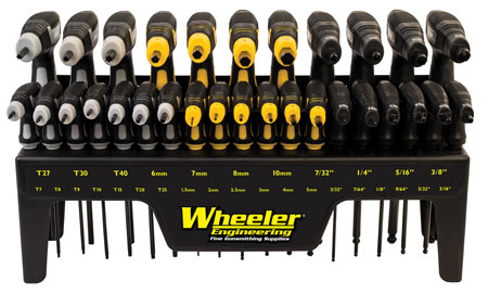 Wheeler SAE/Metric/Hex/Torx P-Handle Driver Set 30 pc