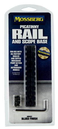 MOSS SHOTGUN PICATINNY RAIL SCOPE MOUNT BLUED