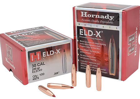 ELD-X .30 CALIBER (.308'') RIFLE BULLETS