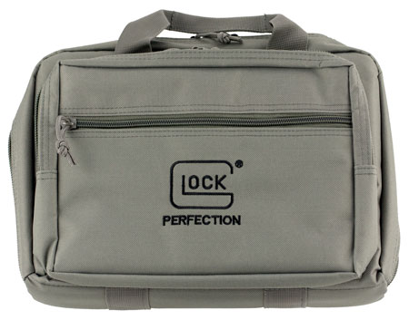 GLOCK DOUBLE PISTOL CASE GRAY