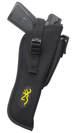 BRO BUCK MARK HOLSTER WITH MAG POUCH BLK NYLON