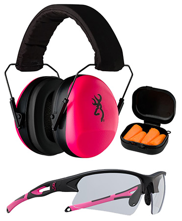 BRO RANGE KIT FOR HER PINK MUFFS PLUGS GLASSES