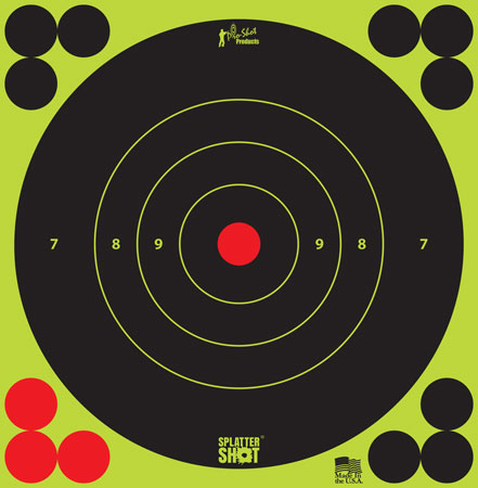PRO-SHOT 6" GREEN BULLSEYE 12PK