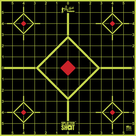 PRO-SHOT TARGET 12" GRN SIGHT-IN 5PK