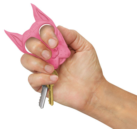 PS SPIKE SELF DEFENSE KEY CHAIN PINK