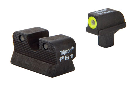 TRIJICON HD NITE SITES 1911 COLT CUT YELLOW FRT