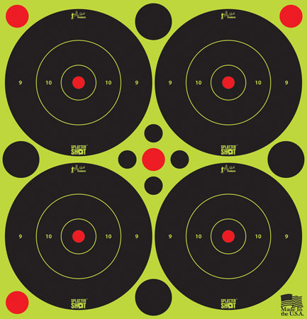 PRO-SHOT 3" GREEN BULLSEYE 48 PK
