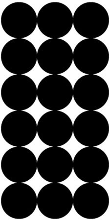 PROSHOT P-216           1 SPLATTER SHOT 1" PATCHES