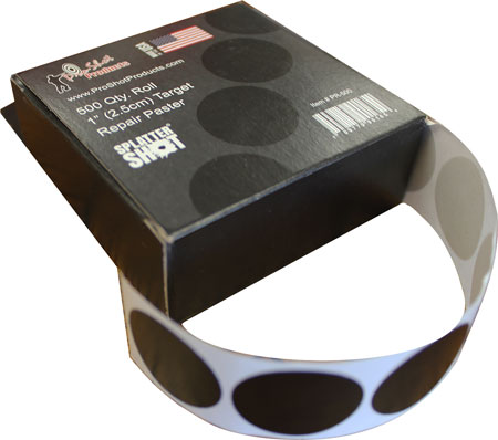 PROSHOT 1" BLK REPAIR PASTERS 500CT