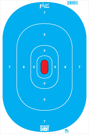 PRO-SHOT TARGET 12X18 SILH IN TP 8PK