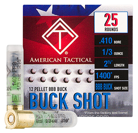 ATI AC410BBB      410 2.5 BUCK SHOT   1/3OZ  25/10