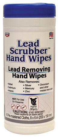 BIR 32440          LEAD SCRUBBER HAND WIPES   40PK