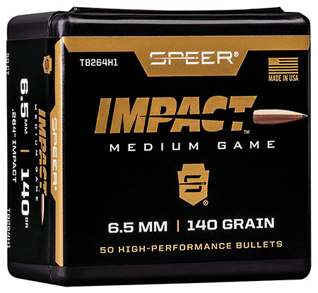 SPEER TB264H1   BULL .264 140 TIPED PLTED CB  50/5