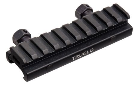 TRUGLO PICATINNY RISER MOUNT BLACK
