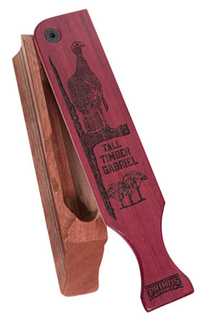 Primos Tall Timber Gabriel Wood Grain Sgl Sided w/Thumb Holes Clam E/F