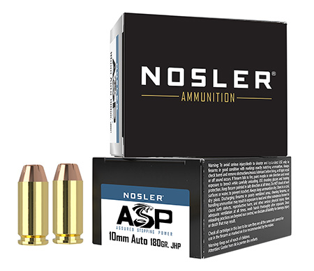 Nosler ASP-10mm 180g HG JHP Ammunition (20ct)
