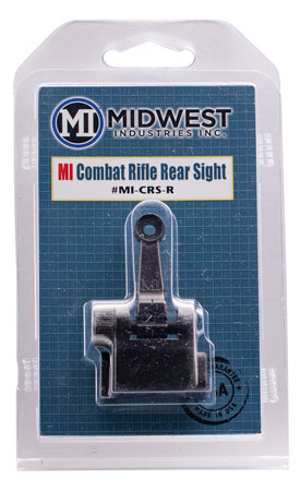 Midwest Industries MICRSR Combat Rifle Rear Flip Sight Black for AR-15, M1-img-1