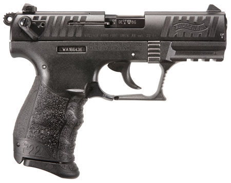 WAL P22Q 22LR 3.42" 10RD BLACK