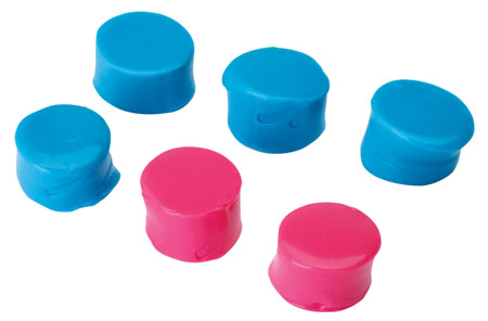 Silicon Plugs Pink/Teal