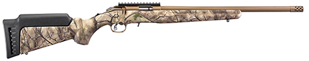 RUGER AMERICAN 22WMR 18" CAMO 9RD