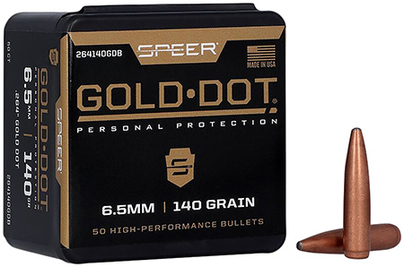 GOLD DOT 264 CALIBER/6.5MM (0.264'') RIFLE BULLETS