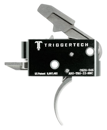 TRIGGERTECH AR15 COMPETITIVE CURVED TRIGGER 2 STAGE SST/BLK