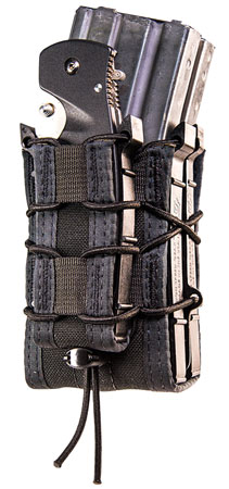 HIGH SPEED GEAR X2RP TACO MOLLE HOLDS 2 RIFLES AND 1 PISTOL MAGAZINE BLACK