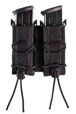 High Speed Gear Pistol TACO MOLLE Black Double Magazine Pouch