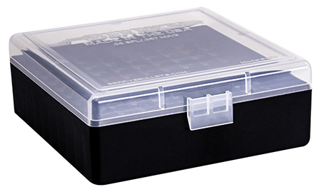 003 - .38/.357 Cal. 100rd Clear/Black ammo box