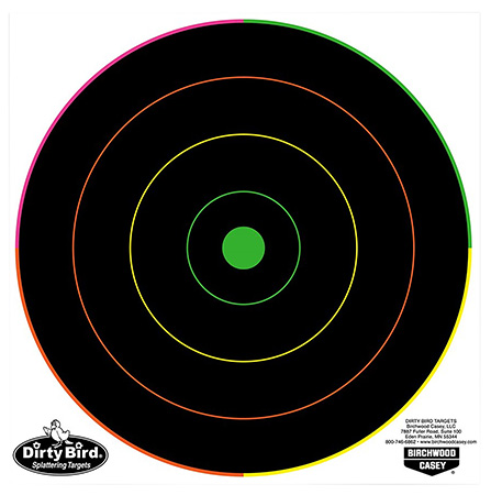 BIR 35820 DIRTYBIRD 8" BULLSEYE MULTICOLOR 20PK