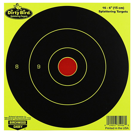 B/C DIRTY BIRD YELLOW RND TGT 16-6"