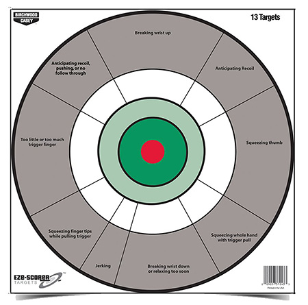 EZE-SCORER 12" HANDGUN TRAINER TARGET - 13-PK
