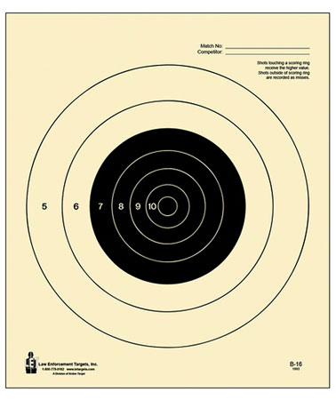 ACTION B-16-100 BULLSEYE ON TAG PAPER 100 BX