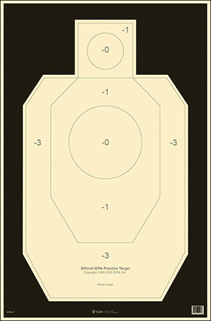 ACTION TGT IDPA PAPER 100PK