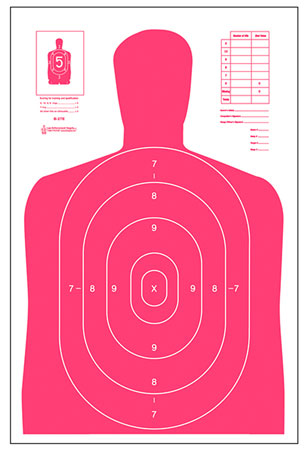 ACTION B27ERD100      HIVIS FLRSNT TARGET RD 100BX