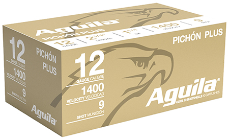 Aguila 12ga Pichon Plus 2-3/4 1-1/4oz 1400fps #9 10/RD