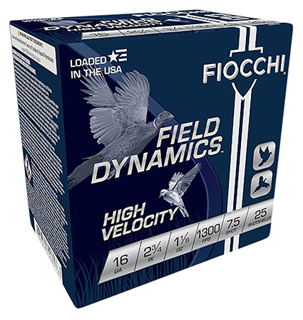 FIOCCHI 16GA HEAVY 2-3/4" 1-1/8OZ #7.5 1300 FPS