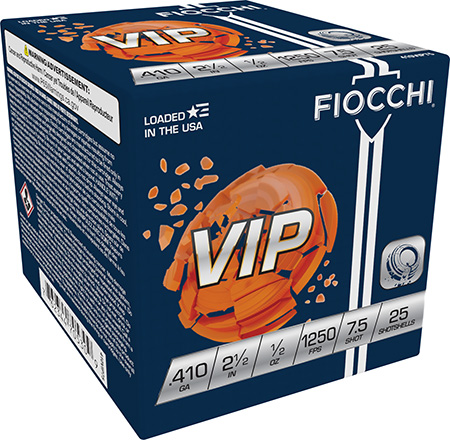 FIOCCHI 410GA PREMIUM TARGET 2-1/2" 1/2OZ #7.5 1250