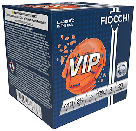 FIOCCHI TLL 410GA 21/2 1/2OZ #8 25RD BX 250RD CASE