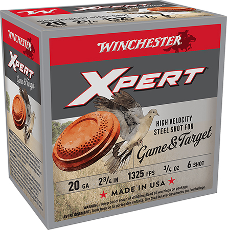 WIN XPERT TRGT 20GA 2.75" #6 25/250